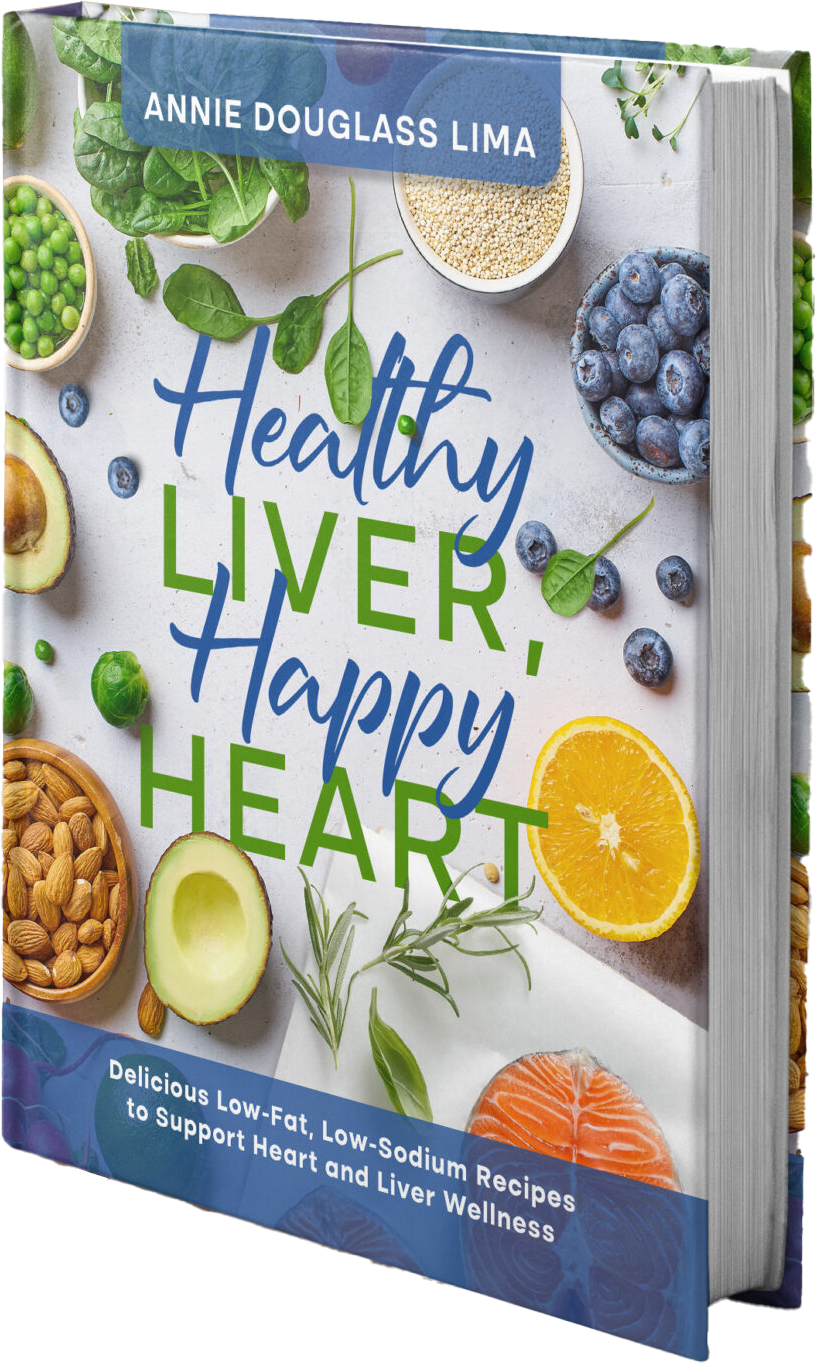 Healthy Liver, Happy Heart Cookbook cover by Annie Douglass Lima