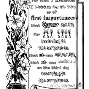 I Corinthians 15:3-4
